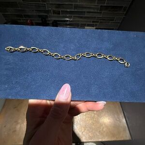 Antique 12kt Gold Filled Solid Link Rose Gold Bracelet